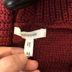 Burgundy sweater